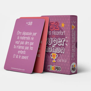 52 cartes réconfort pour super maman - Bébé LoupMinimo