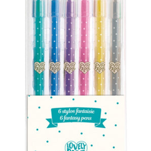 6 crayons gel paillettes - Bébé LoupDjeco