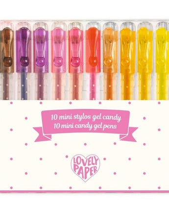 10 mini crayons gel Candy - Bébé LoupDjeco