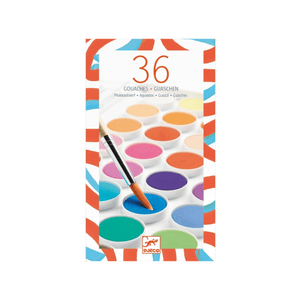 36 pastilles de gouache - Bébé LoupDjeco