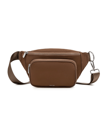 Aaliyah Sac banane en nylon recyclé espresso - Bébé LoupPixie Mood