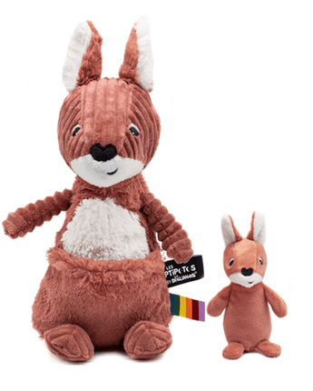 Allezou le kangourou Peluche maman bébé terracotta - Bébé LoupLes Déglingos