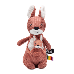 Allezou le kangourou Peluche maman bébé terracotta - Bébé LoupLes Déglingos