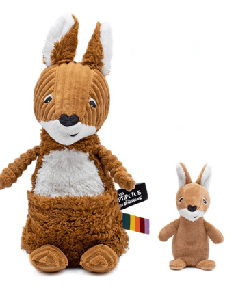 Allezou le kangourou Peluche maman bébé - Bébé LoupLes Déglingos