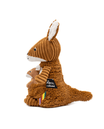 Allezou le kangourou Peluche maman bébé - Bébé LoupLes Déglingos