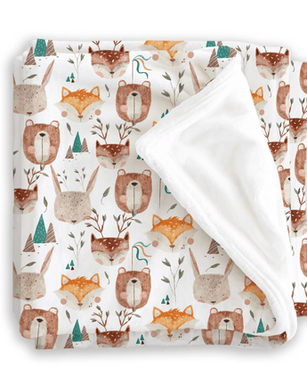 Amis de la forêt Doudou câlins - Bébé LoupOléoops