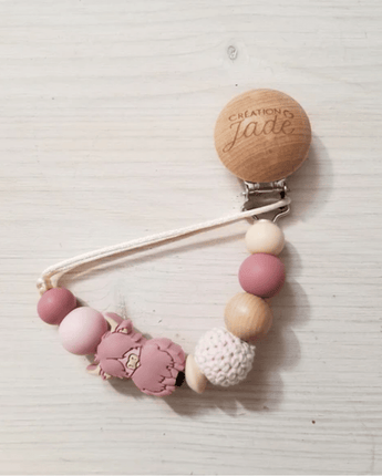 Attache - suce Bois Vache highland - Bébé LoupCréation Jade