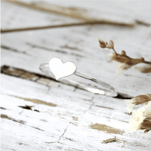 Bague petit coeur - Bébé LoupLe Cubicule