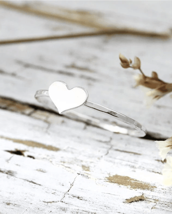 Bague petit coeur - Bébé LoupLe Cubicule