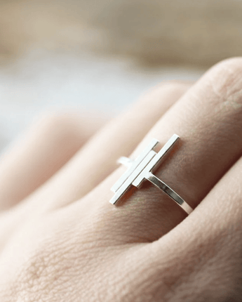 Bague trois barres - Bébé LoupLe Cubicule