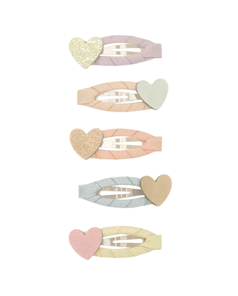 Barrettes clic clac Coeur de rêve - Bébé LoupMimi & Lula