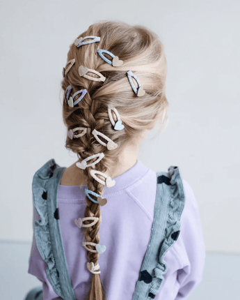 Barrettes clic clac Coeur de rêve - Bébé LoupMimi & Lula