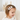 Barrettes en tissu (mini) blanc rose ivoire