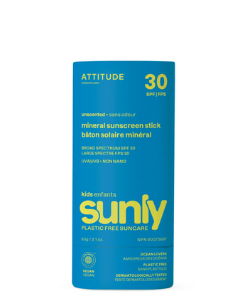 Bâton solaire minéral pour enfants FPS 30 - Bébé LoupAttitude