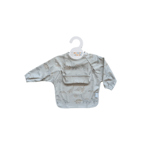 Bavoir manches longues Jurassic - Bébé LoupMenoum Menoum