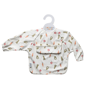 Bavoir manches longues Légumes - Bébé LoupMenoum Menoum