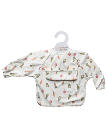 Bavoir manches longues Légumes - Bébé LoupMenoum Menoum