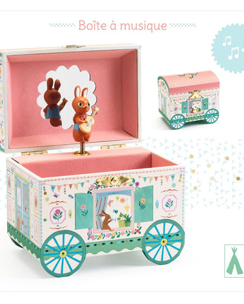 Boîte à musique Roulotte enchantée - Bébé LoupDjeco