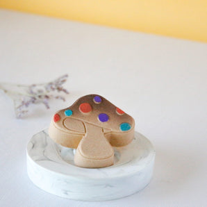 Bombe de bain champignon - Bébé LoupSavonnerie Poussière d'Étoile