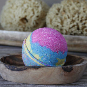 Bombe de bain Froot loops - Bébé LoupSavonnerie Poussière d'Étoile