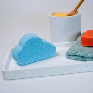 Bombe de bain nuage bleu - Bébé LoupHappy hippo