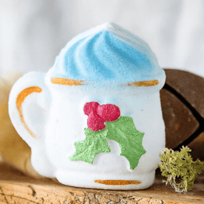 Bombe de bain Tasse festive - Bébé LoupSavonnerie Poussière d'Étoile