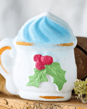 Bombe de bain Tasse festive - Bébé LoupSavonnerie Poussière d'Étoile