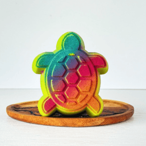 Bombe de bain tortue - Bébé LoupSavonnerie Poussière d'Étoile