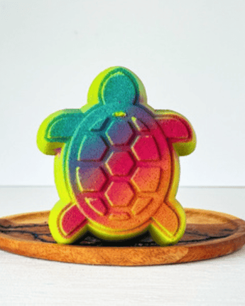Bombe de bain tortue - Bébé LoupSavonnerie Poussière d'Étoile