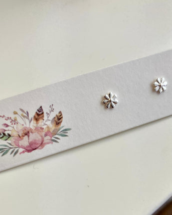 Boucle d'oreille Daisy argent - Bébé LoupSweet Three Designs