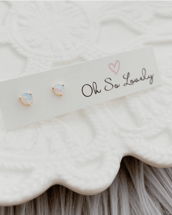 Boucle d'oreille opale - Bébé LoupOh So Lovely
