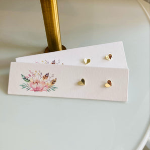 Boucle d'oreille Petits Coeurs - Bébé LoupSweet Three Designs