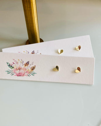 Boucle d'oreille Petits Coeurs - Bébé LoupSweet Three Designs