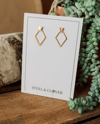 Boucle d'oreille Wanderlust - Bébé LoupSteel & Clover