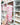 Bouteille isotherme blanche fleurs fuchsia 24 oz - Bébé LoupALaroqueDesign