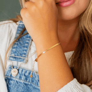 Bracelet doré Snake - Bébé Loupandi