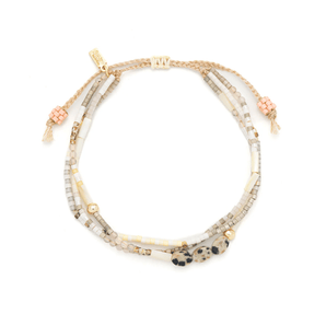 Bracelet Joie/Jaspe dalmatien/Or - Bébé LoupScout curated wears