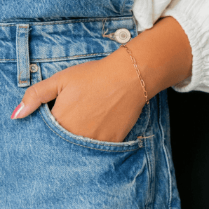 Bracelet Paperclip - Bébé LoupAndi