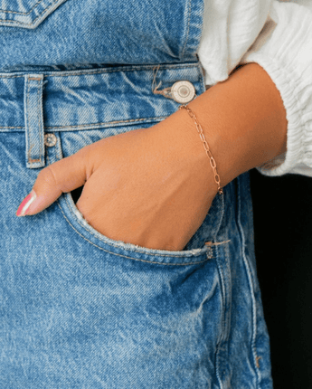 Bracelet Paperclip - Bébé LoupAndi