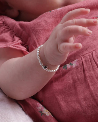 Bracelet perles et coeur - Bébé LoupCherished moments