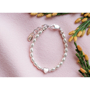 Bracelet perles et coeur - Bébé LoupCherished moments