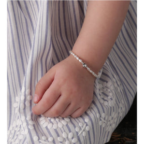 Bracelet perles et coeur - Bébé LoupCherished moments