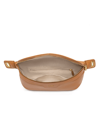 Brooklyn Sac cuir végétalien recyclé - Moutarde - Bébé LoupPixie Mood