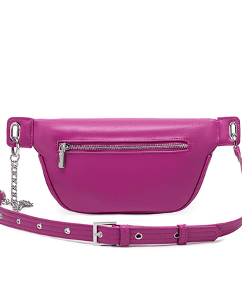 Brooklyn Sac cuir végétalien recyclé - Rose - Bébé LoupPixie Mood