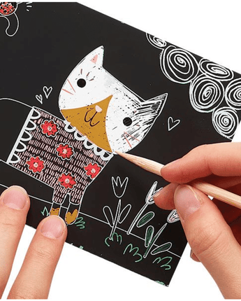 Carnet de gribouillage Chat mignon - Bébé LoupOoly