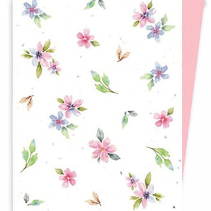 Carte ensemencée Fleurs - Bébé LoupHobeika