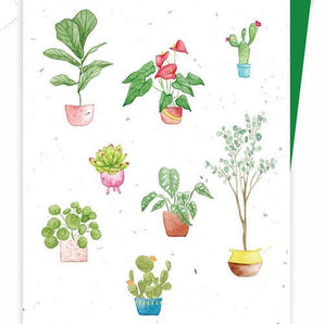 Carte ensemencée Plantes - Bébé LoupHobeika