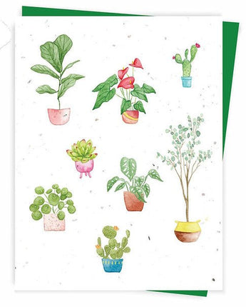 Carte ensemencée Plantes - Bébé LoupHobeika