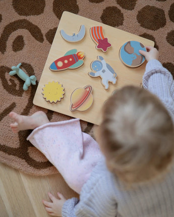 Casse-tête en bois Espace - Bébé LoupMushie