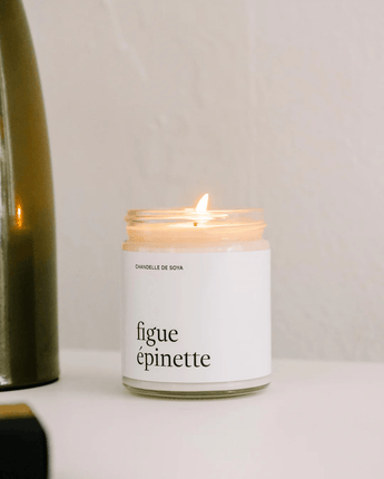Chandelle Figue et épinette - Bébé LoupMarée